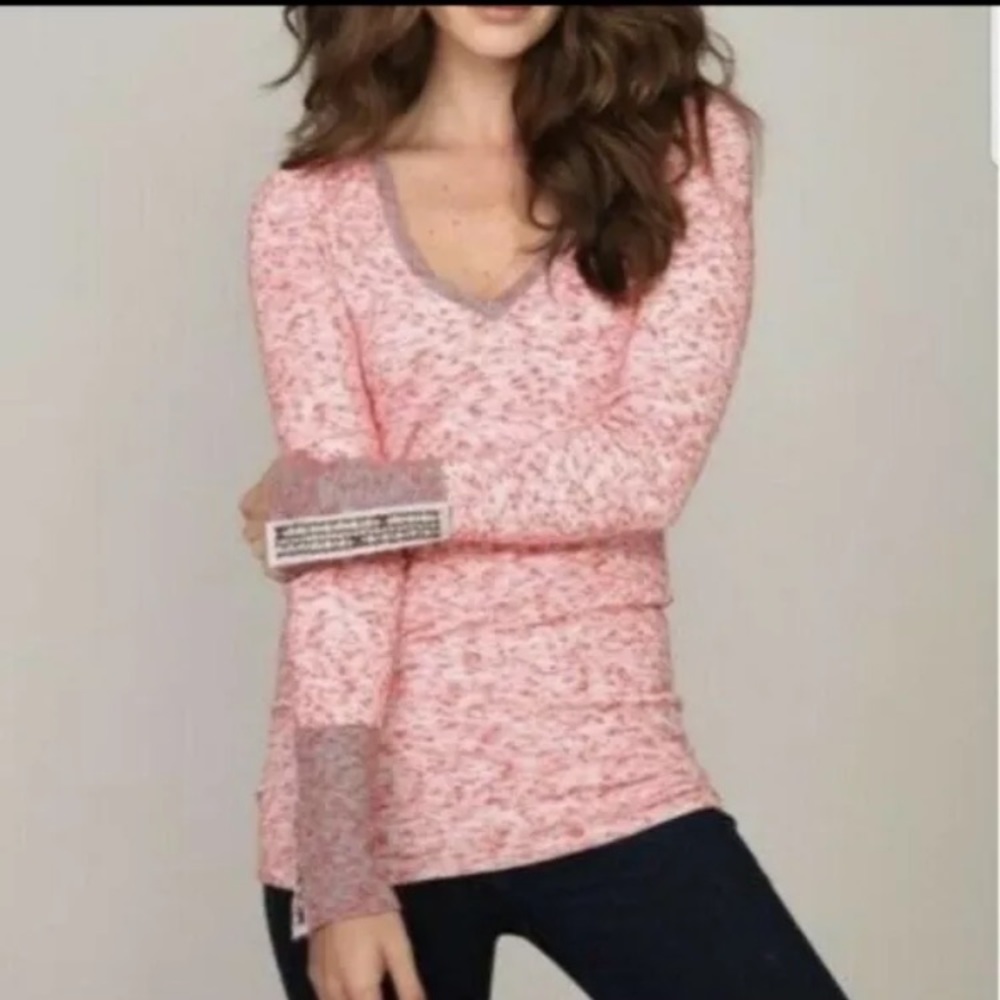 Sold Free people HTF pink freckles thermal